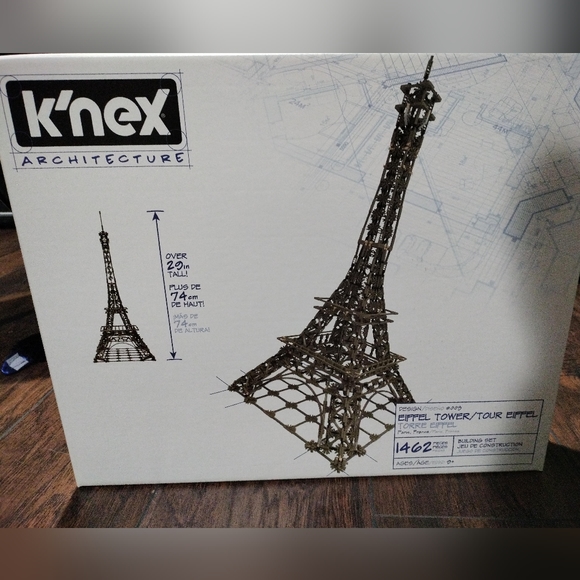 K'nex Architecture - Eiffel Tower - 1462pcs / 74cm - 9yrs+